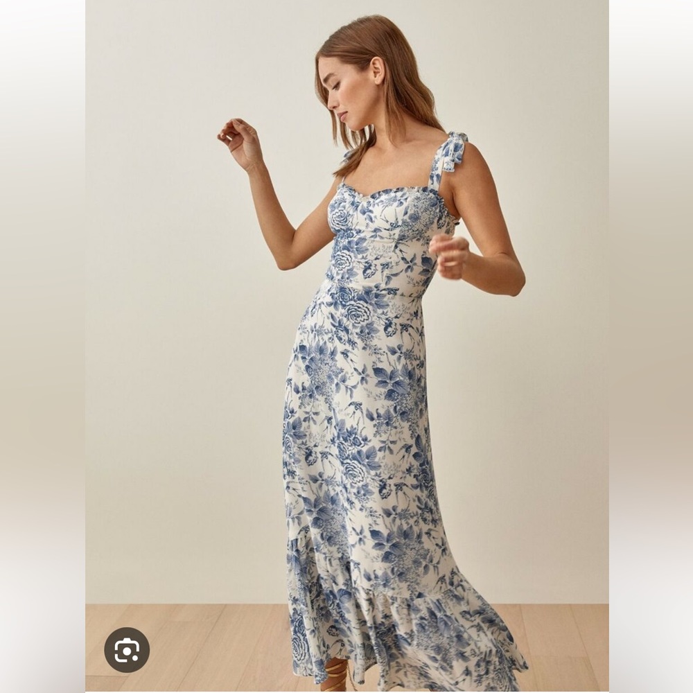 Reformation Nikita Dress in Pompadour, size 10